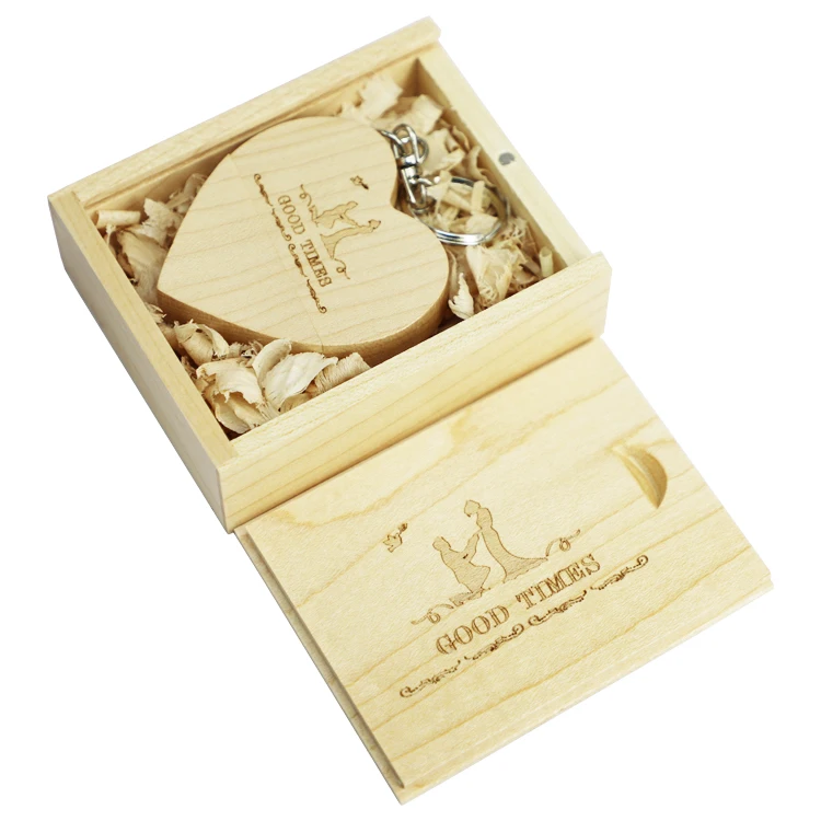 USB 2,0 3,0 флеш-накопитель карта памяти Память память Сердце ручка привод Деревянный Сердце Форма 8 ГБ 16 ГБ 32 ГБ флешка