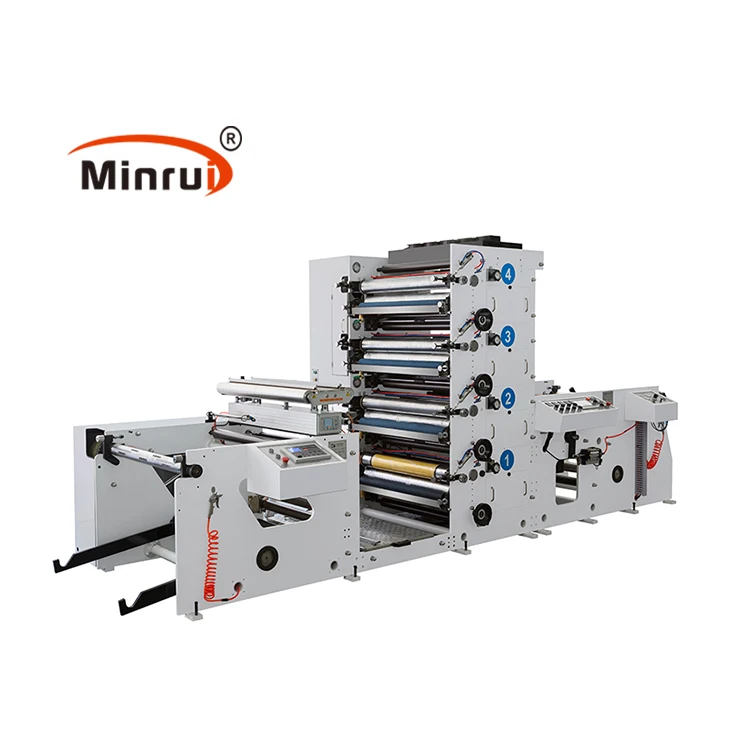 Professional Manufacturer Stack Type Sticker Label Pvc Film Flexo Printing Machine with Best Price