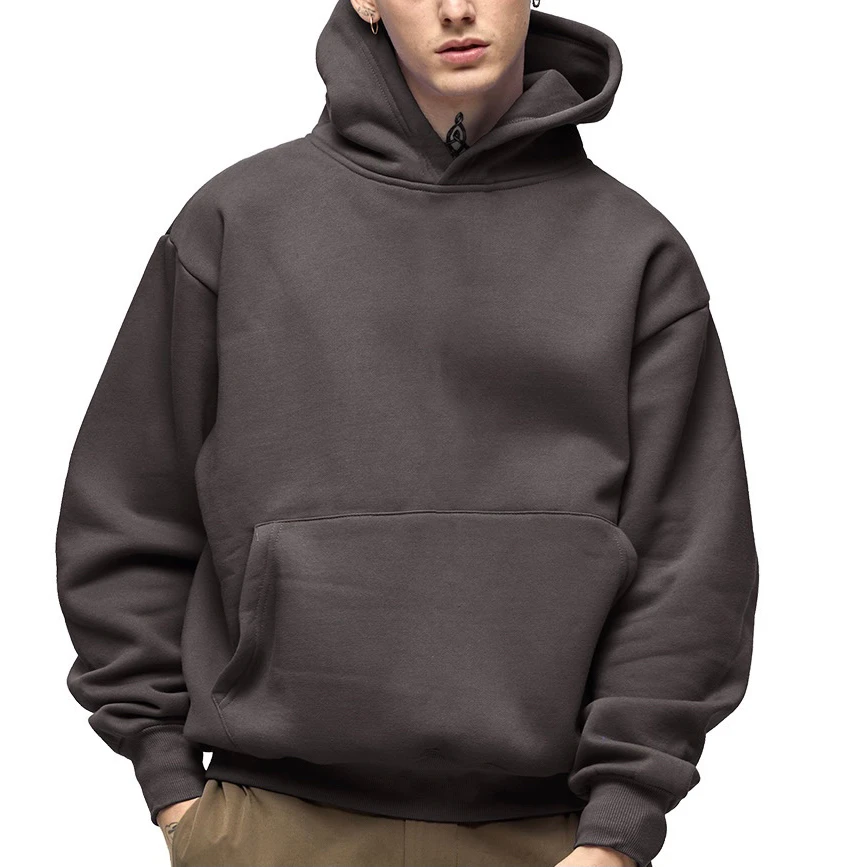 2 piece low MOQ clothing manufacturers custom blank unisex fashion oversized hoodie custom mens essentials hoodie
