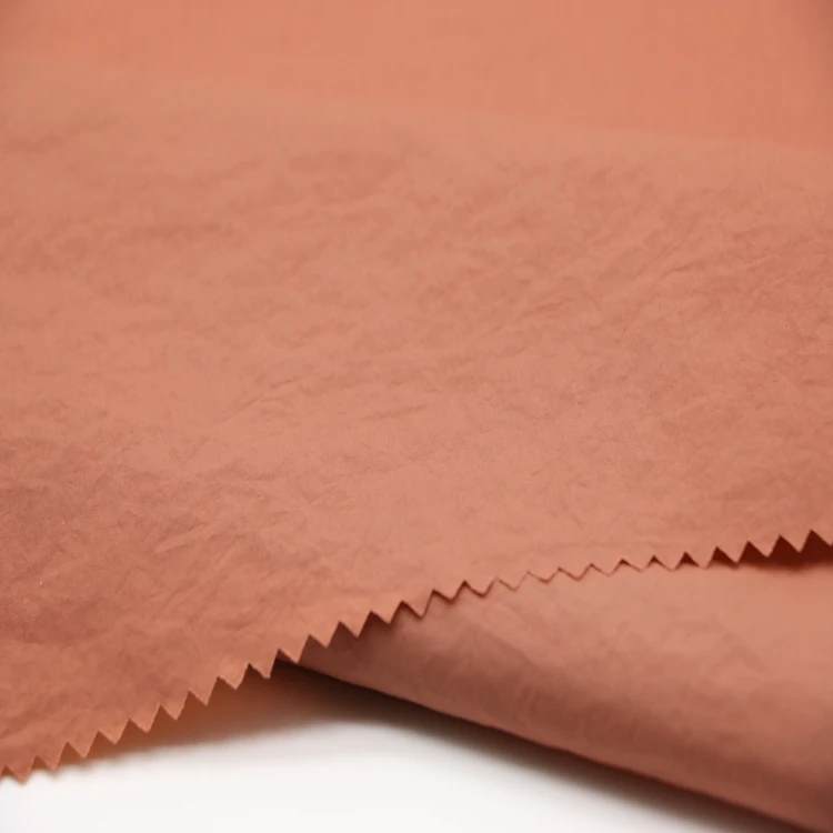 Полностью тусклый 310T нейлон креп ткань 40D морщинистый Нейлон Ткань Ветровка