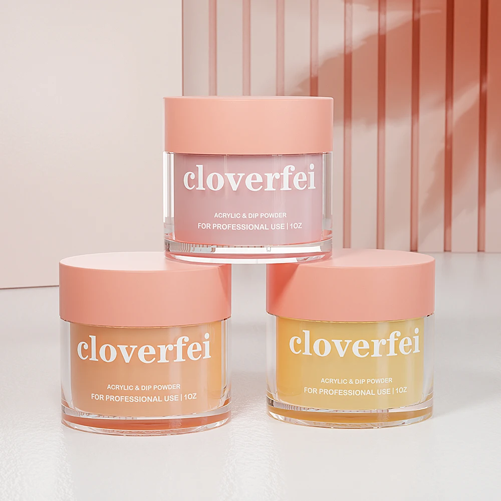 RTS Customized Color 1oz Volume Fast Drying Acrylic Nail Powder High Quality with Custom Logo Model Number Cover Pink