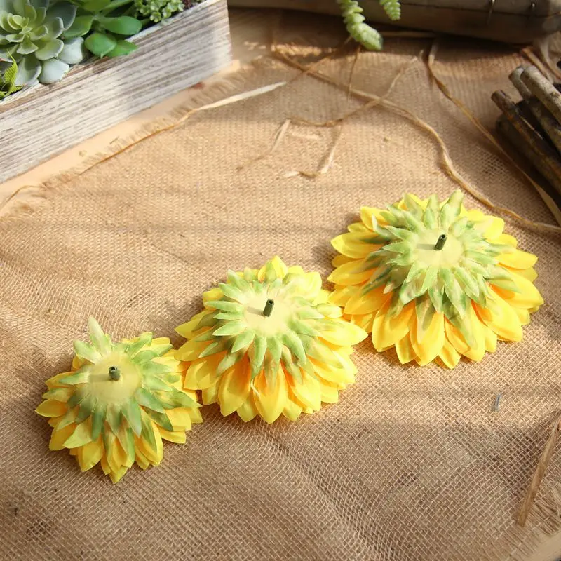 Hot sale artificial silk sunflower big head artificial sunflower