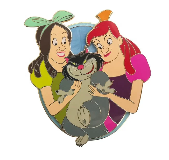 Kunshan Factory Fantasy Pin Custom  Rose Gold Plated Hard Enamel Pin