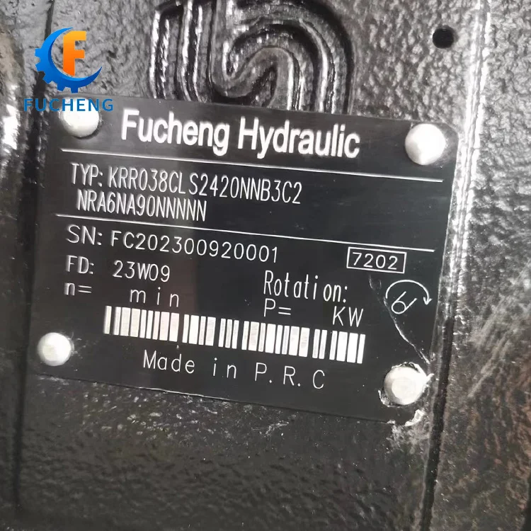 high pressure hydraulic pump KRR /ERR/JRR/FRR  pump cast iron used for industry machinery