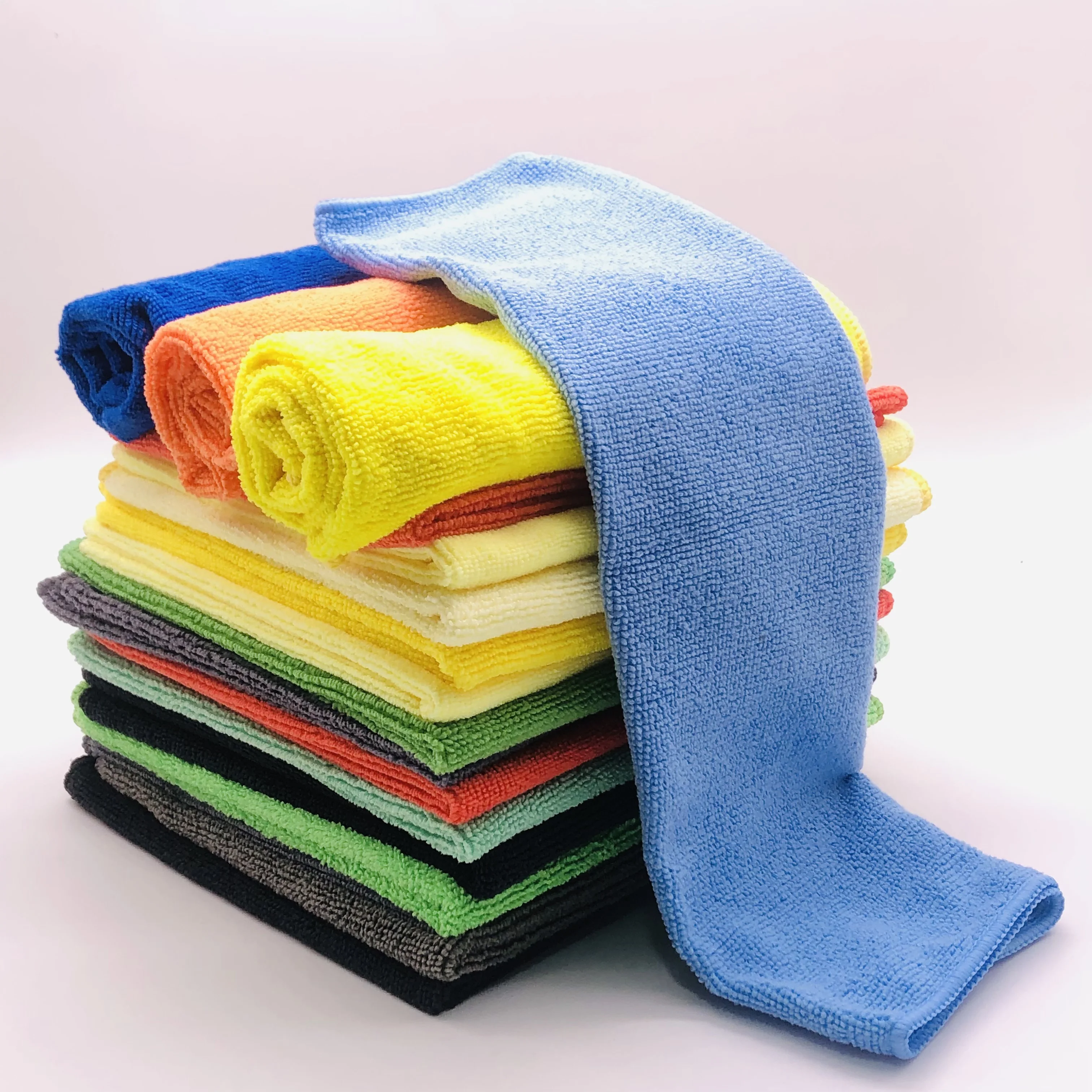 Wholesale Microfiber Easy To Clean And Strong Water Absorption Cleaning Wiping Rags Dishcloth Rags Car Cleaning Towel