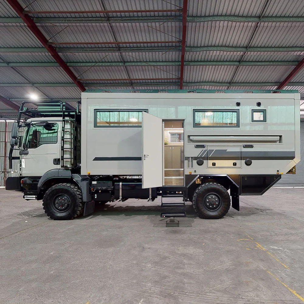 Manley 4x4 Off Road Expedition Flatbed Truck Camper Truck Sale