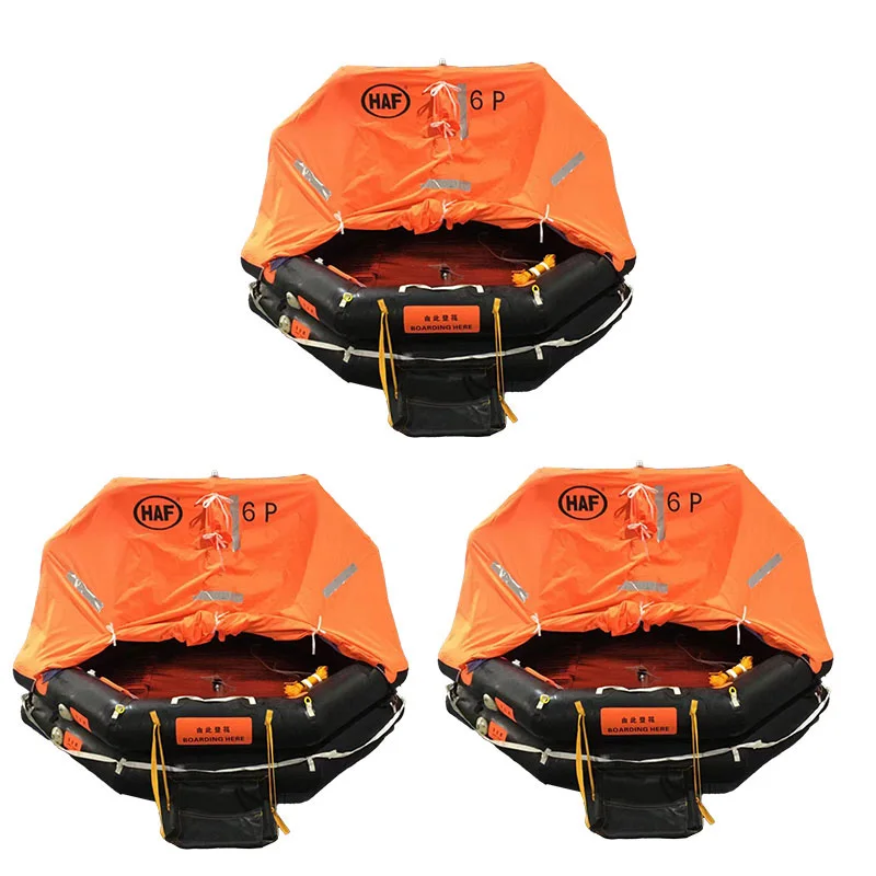 Best-selling marine inflatable liferaft used for emergency survival