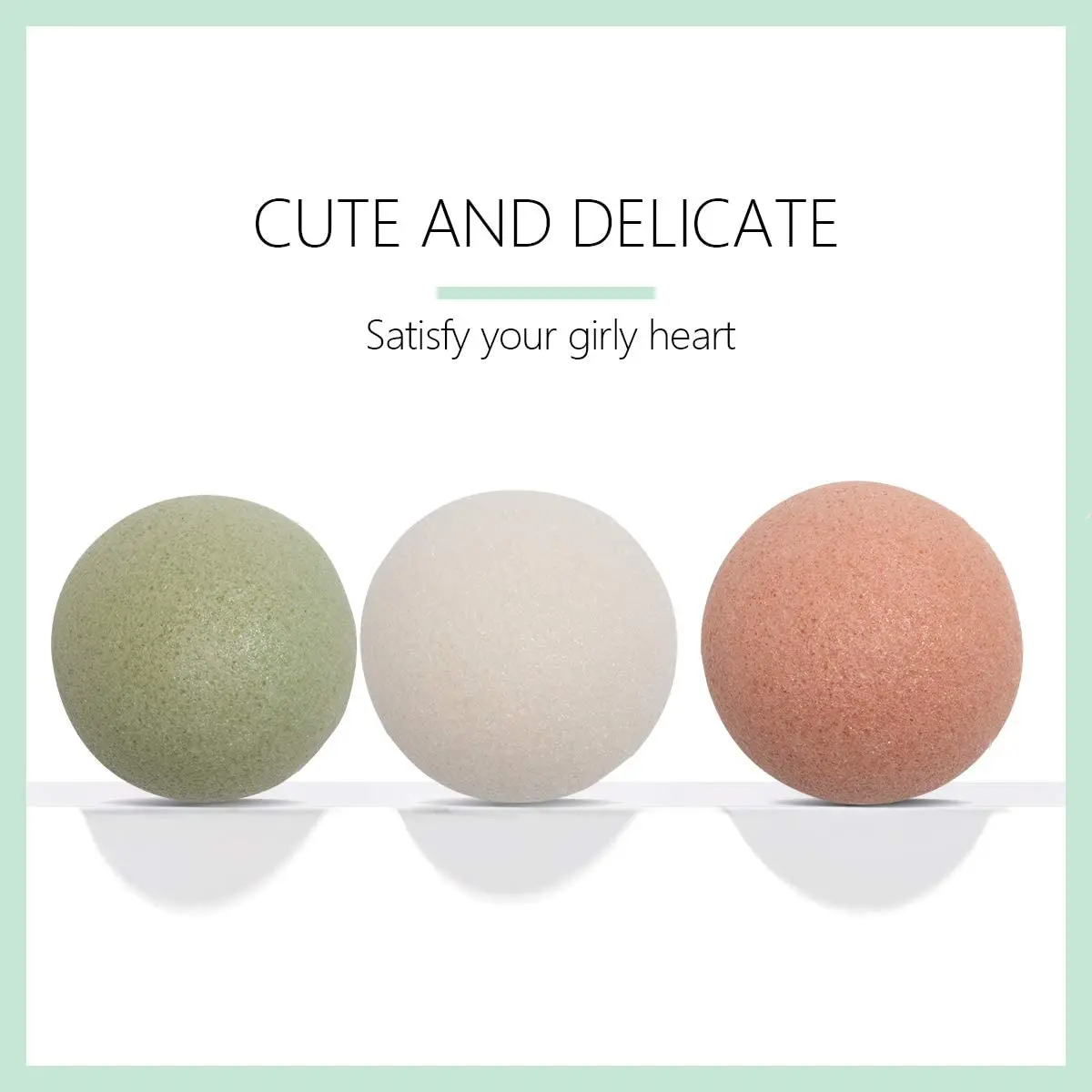 Wholesale eco friendly sponge 100% organic natural facial sponge konjac