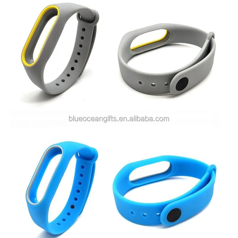  Двухцветный сменный ремешок для часов Xiaomi Mi Band 2 браслет фитнеса наручные