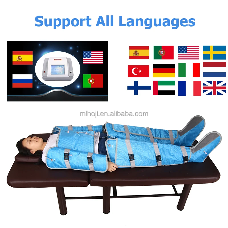 factory price pressotherapy suit lymphatic drainage massage reduce fat pressotherapy