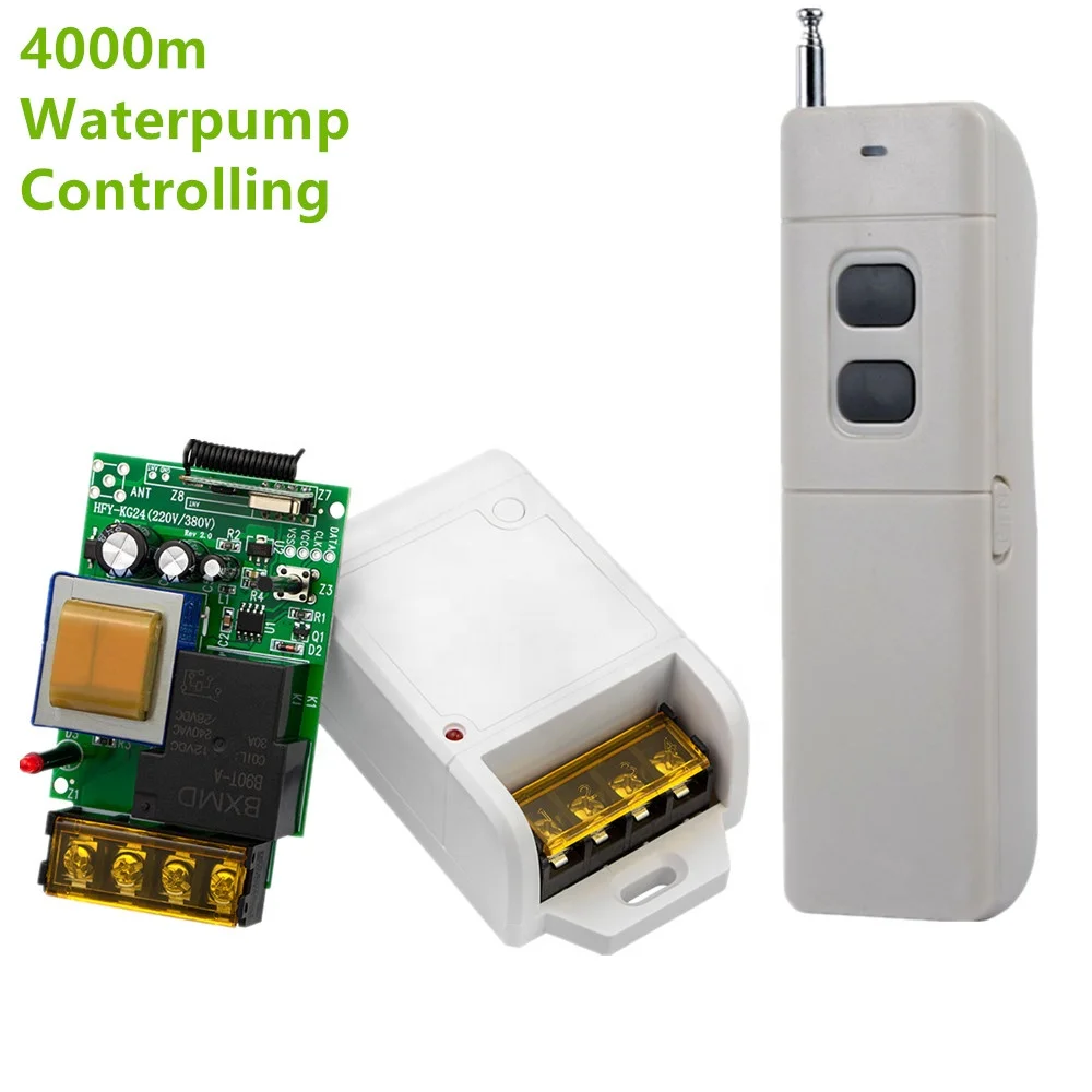 Автоматический водяной насос шоколадного цвета, 4000 м, Беспроводная система дистанционного управления, водяной насос с мотором, ручной водяной насос для скважин