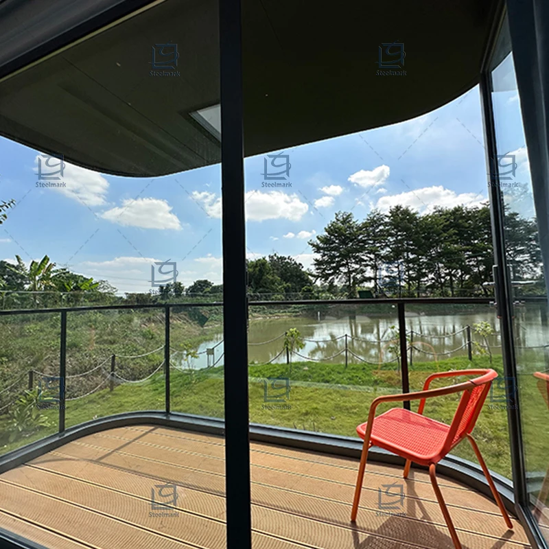 Guose Steel Design Modular China Portable Flat Pack Price Prefabricated Homes Luxury Living Capsule House