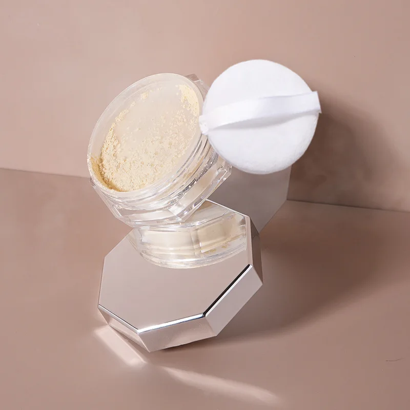 Private Label Longlasting Finish Makeup Powder Cosmetic Ultra-Light Translucent Loose Setting Powder