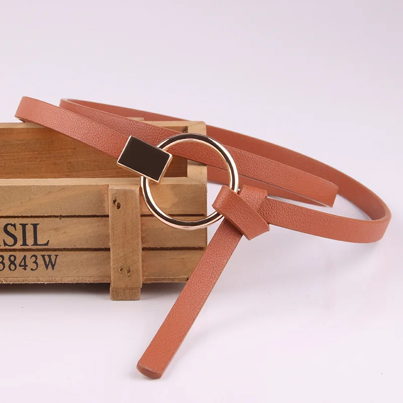 Fashion Strong Women Belt Leather Belt for Ladies Coat Wholesale Cover Cotton Metal OEM Customized Buckle Fabric Pcs Color Cloth