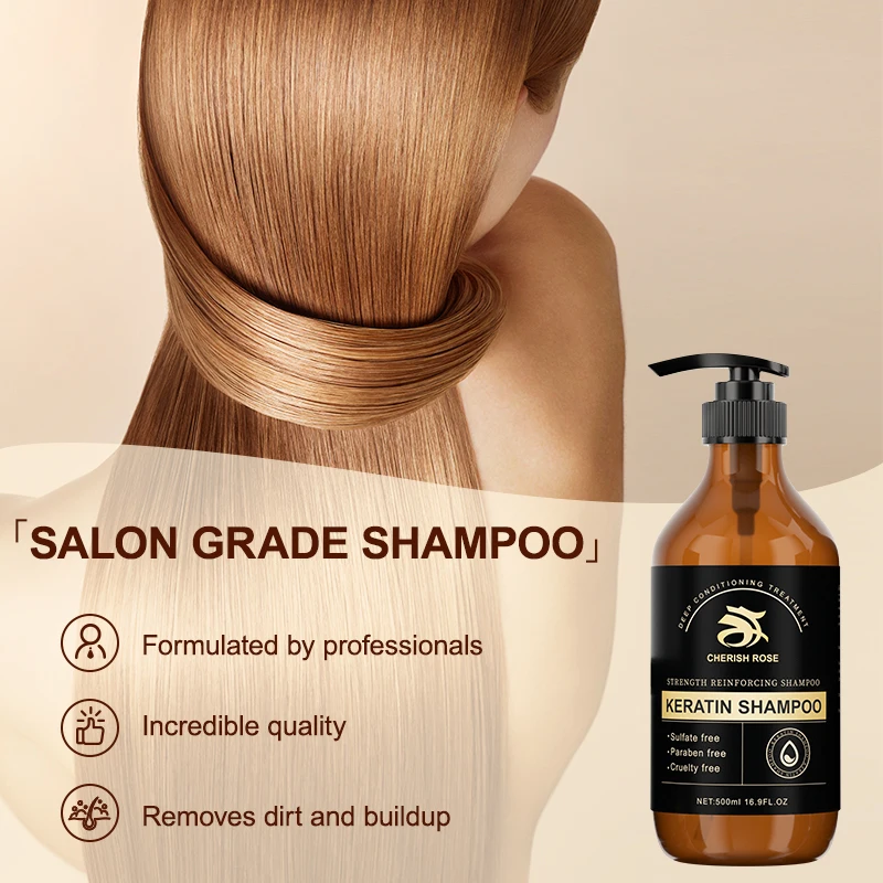 HuaXia Curly Hair Extremely Hydrating Keratin Shampoo And Conditioner Argan Oil Shampoo