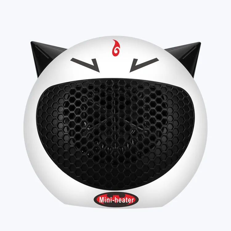 Hot Selling Portable Fan Heater 500W PTC Home Electric Room Fan Heater with Thermostat with tip-over switch factory wholesale