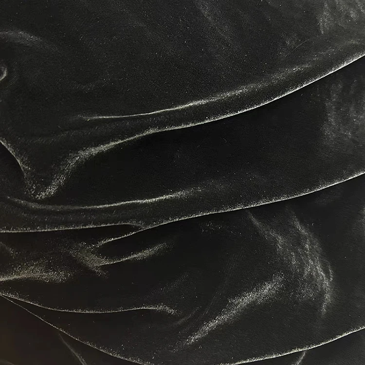 Width 140cm 100% Pure Natural Silk 20mm Silk Velvet Fabric for Clothes