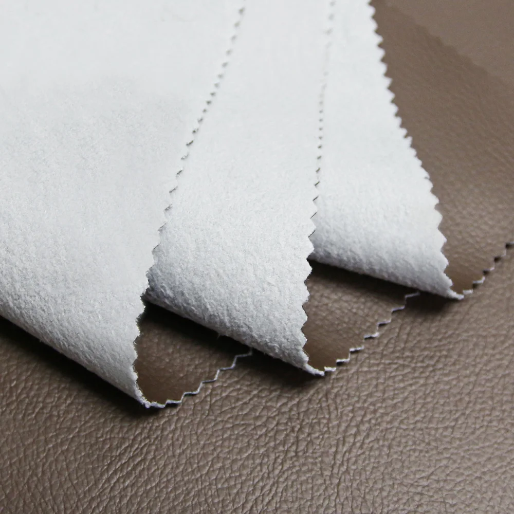 Elastic lychee pattern material pu synthetic leather for car seat and belt