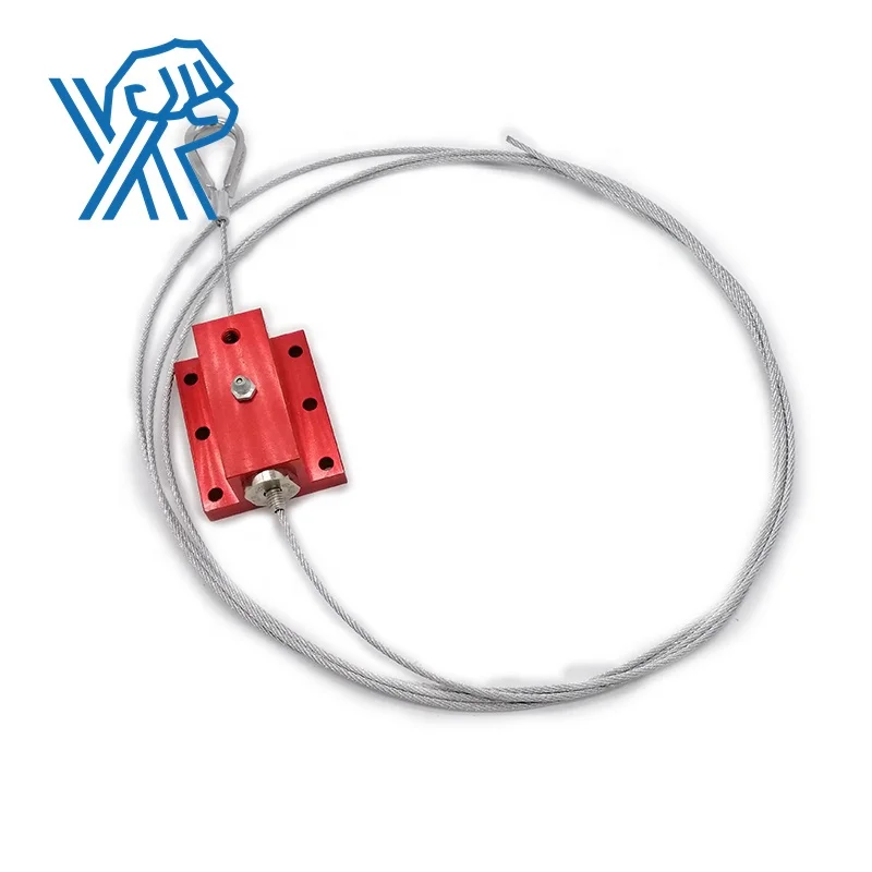 Eco-friendly stainless steel sling safety steel cable with terminal for led and lamp