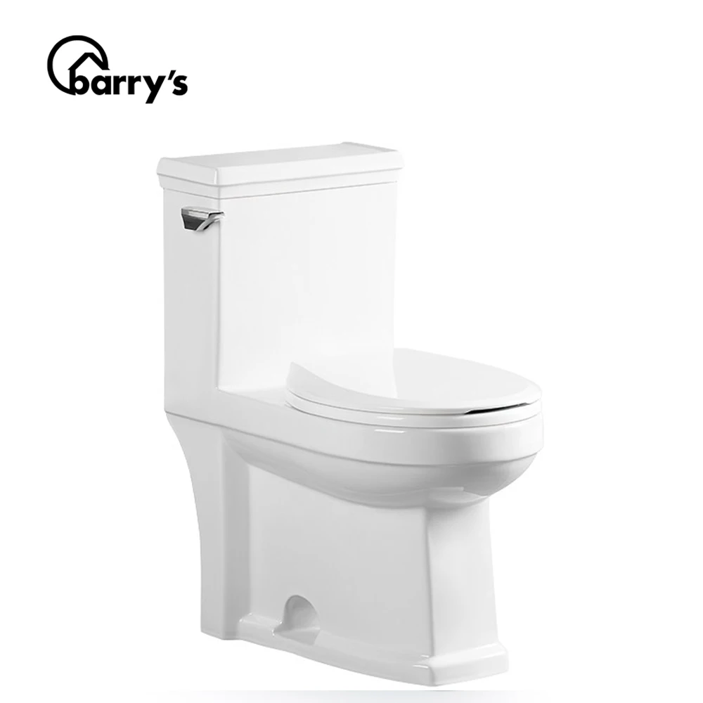 Wholesale chinese supplier siphon jet flushing one piece elegant design toilet