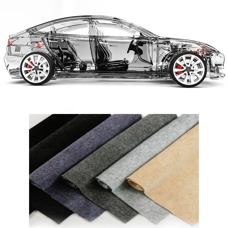 100% Polyester Car Roof Lining Interior Upholstery Fabric Ceiling Fabric Nonwoven Fabric Microfiber