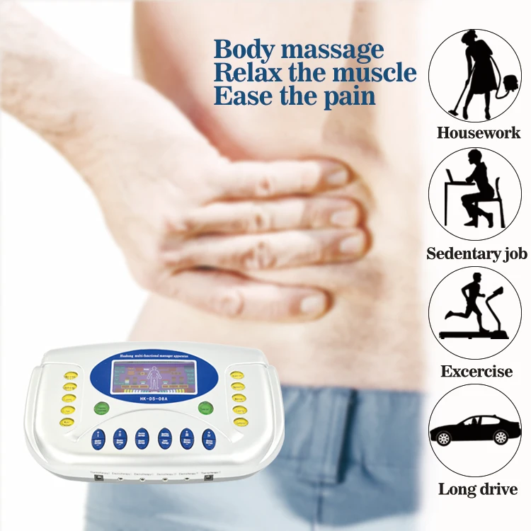 Digital TENS & EMS Combo Unit Reduce Pain and Inflammation Comprehensive Physical Therapy Machine