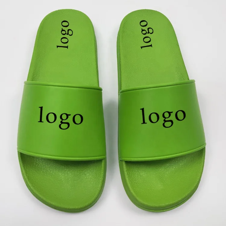 Customize Logo Black pvc Slides Sandals pvc Shoes Indoor Home Slipper Slides