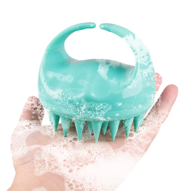 New Design Barbershop Equipment Scalp Massager Comb Supplies Pink Custom Color