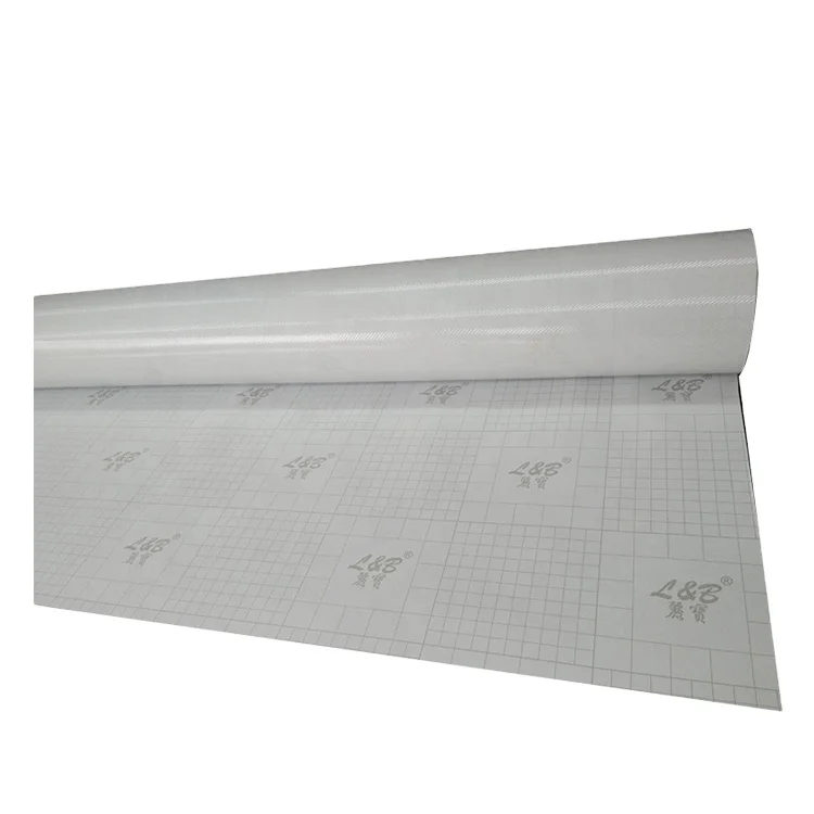 Diagonal PVC Cold Laminating Film Roll, Wet Floor Caution Sign, Graphic / Poster Protection Vinyl Film