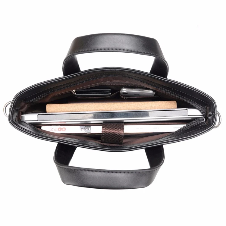 Мужская деловая износостойкая сумка через плечо из полиуретана модный дизайнерский портфель