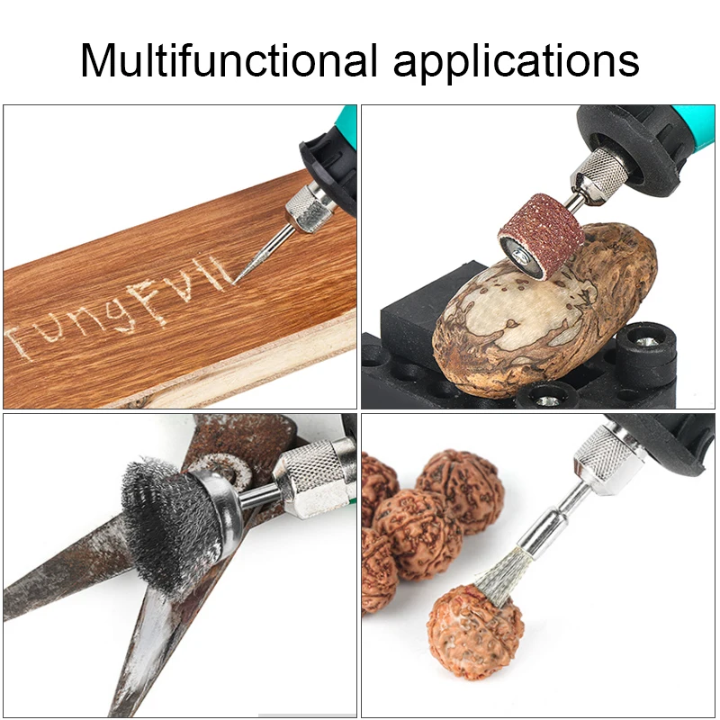 Mini Drill  Machine Dremel Drills Rotary Tools Power Tool Accessories Grinder Electric Hand Drill DIY TOOL