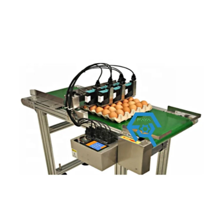 Professinal Fresh Egg date printer Egg Stamping Machine inkjet coding machine food packaging date Inkjet code printer