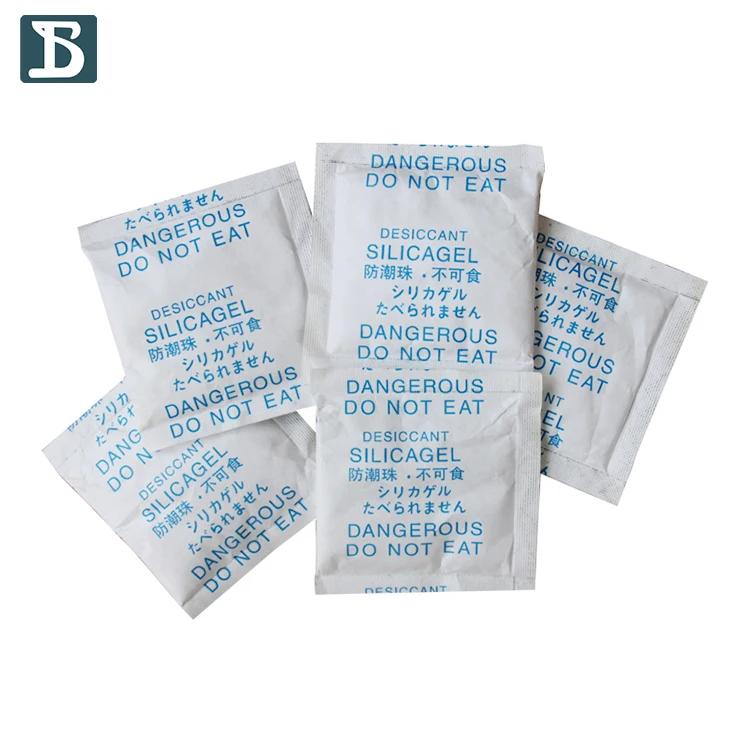 
Nontoxic Food Grade Silica Gel Desiccant Tyvek Paper 5g 