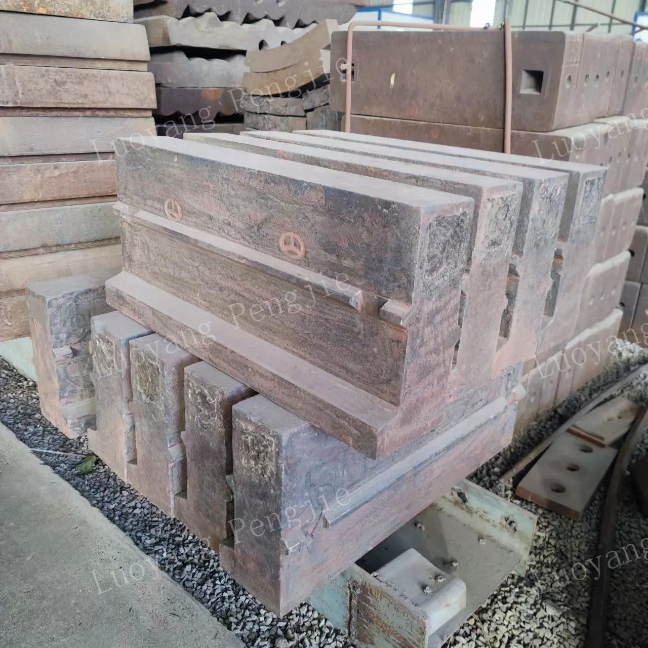 High Chrome Steel   Martensitic Steel  Plate Hammer Blow Bar for Impact Crusher