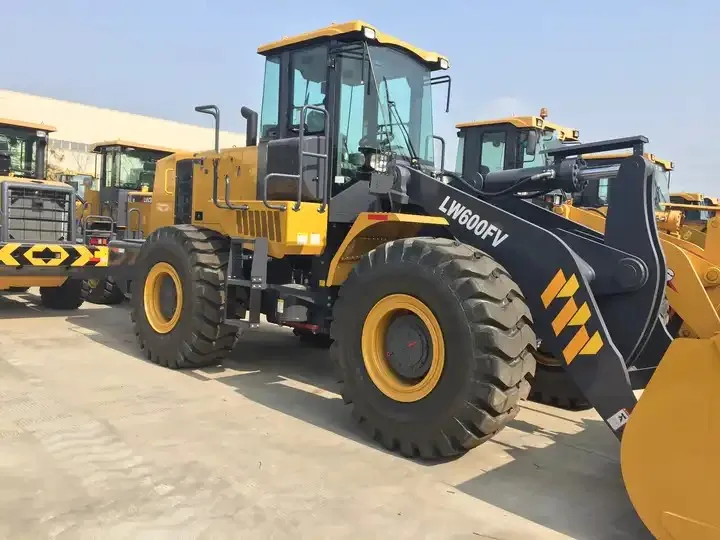 Earth moving Machine 6 Tons Wheel Loader 3.5m3 Bucket original Factory 6 ton Front End Loader Lw600fv Mini Loader for Sale