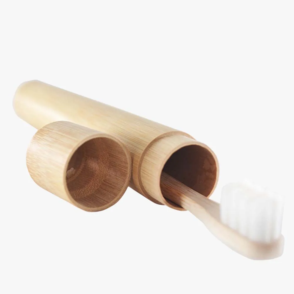 Head Round Handle Super Nano Bristle Soft And Comfortable Bamboo Toothbrush Nano bamboo toothbrush