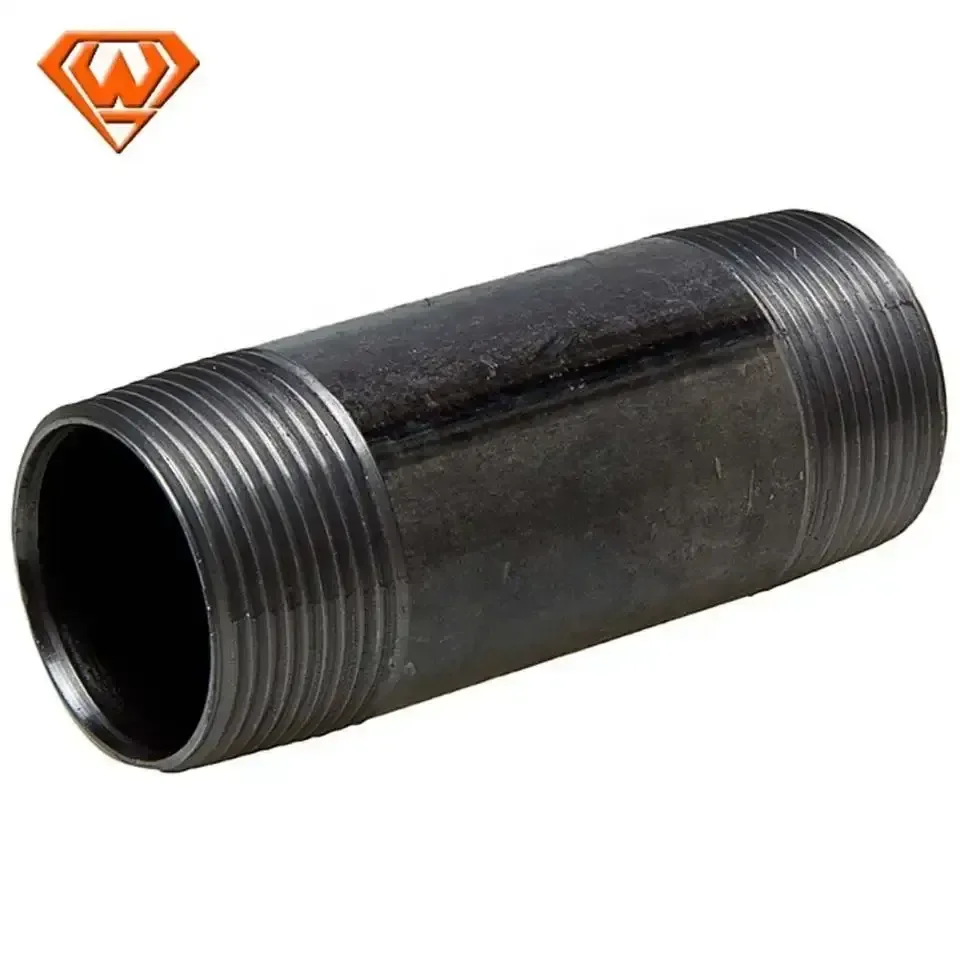 Tube Metal Pipe Joints Forged Female Carbon Steel Pipe Nipple