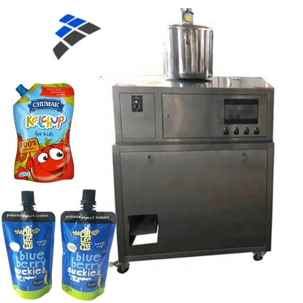 Fruit Juice/Jam/Water/Beverage/Liquid Filling Packing Plastic Spout Pouch Packaging Machine