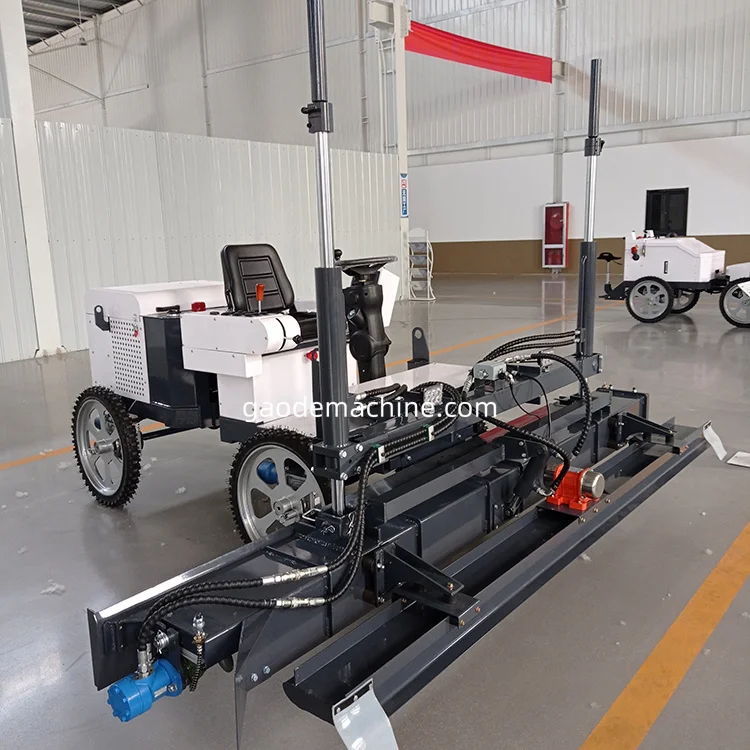 GD100-4S High Efficiency Automatic Construction Machinery Concrete Laser Levelling Vibrating Screed Machine