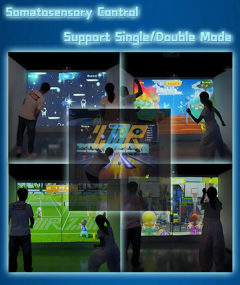 Motion sensing Contain 23 play interactive children game interactive game system interactive teen games