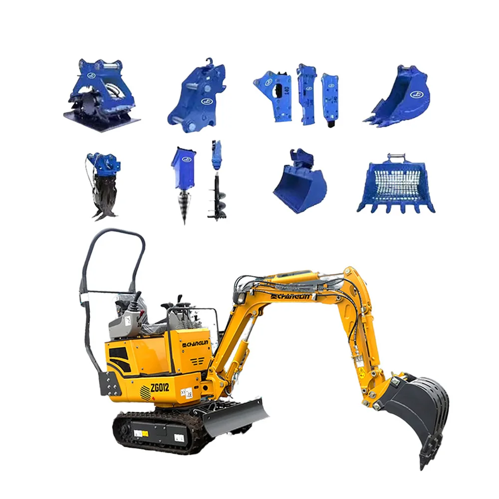 Multi Function ZG012 excavators-for-sale mini excavator small digger with Standard carport