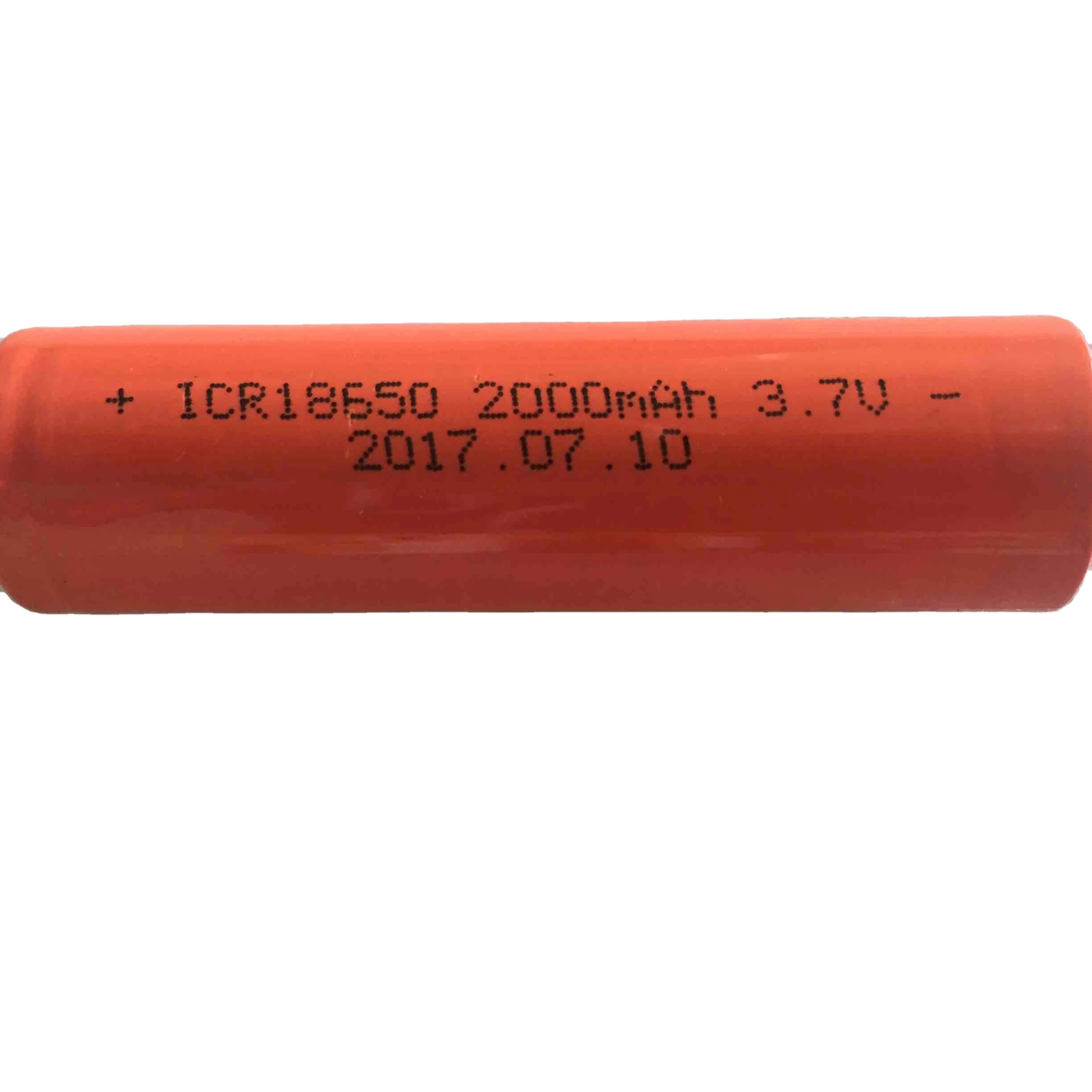 Rechargeable NCM / NCA li ion battery 3.7v cylinder 18650 2000mAH lithium ion battery  18650 battery for power tools toys ups