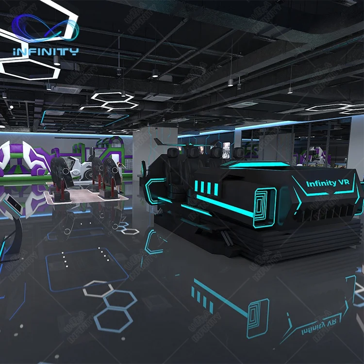 Huge One-Stop Vr Theme Park Station Solution Virtual Reality Amusement Gaming 9D Vr Theme Park Simulator Base Platform