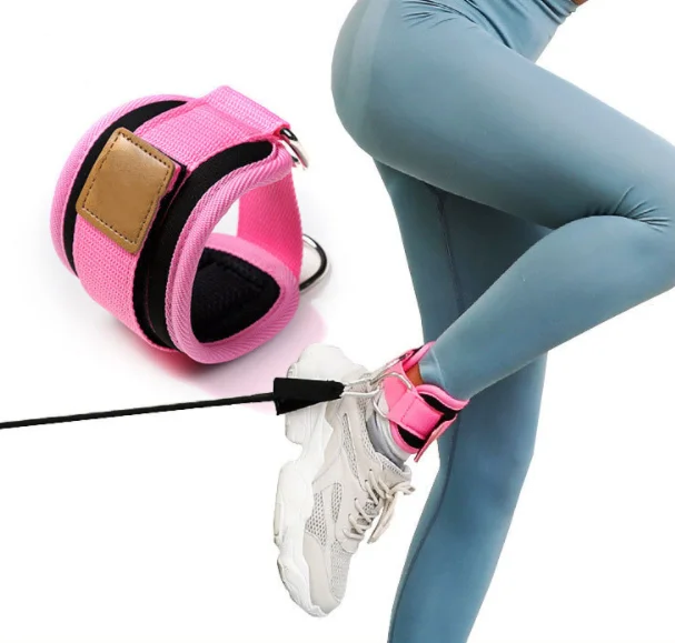 Drop Shipping Fitness Elastic Band Leg Extensions Sport Durable Kickback Ankle Strap