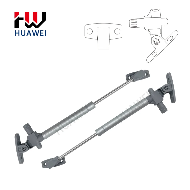 Gas Strut Kitchen Cabinet Door Lift Support Hydraulic Supports Gas Spring Furniture Baffle Lift Soft Close Air Pressure Rod