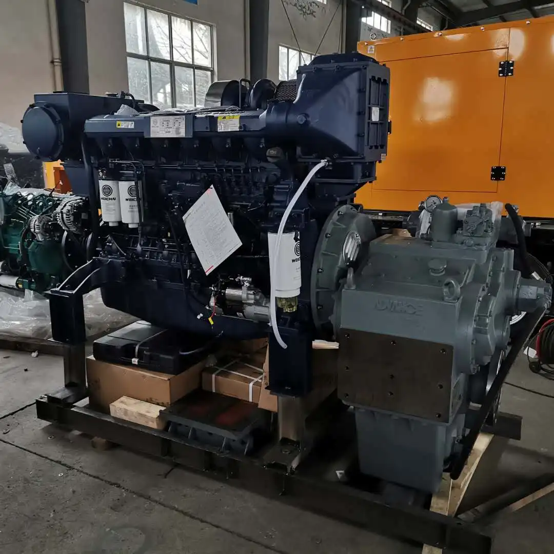 500hp Weichai Diesel Fuel and Boat Usage Marine Engine