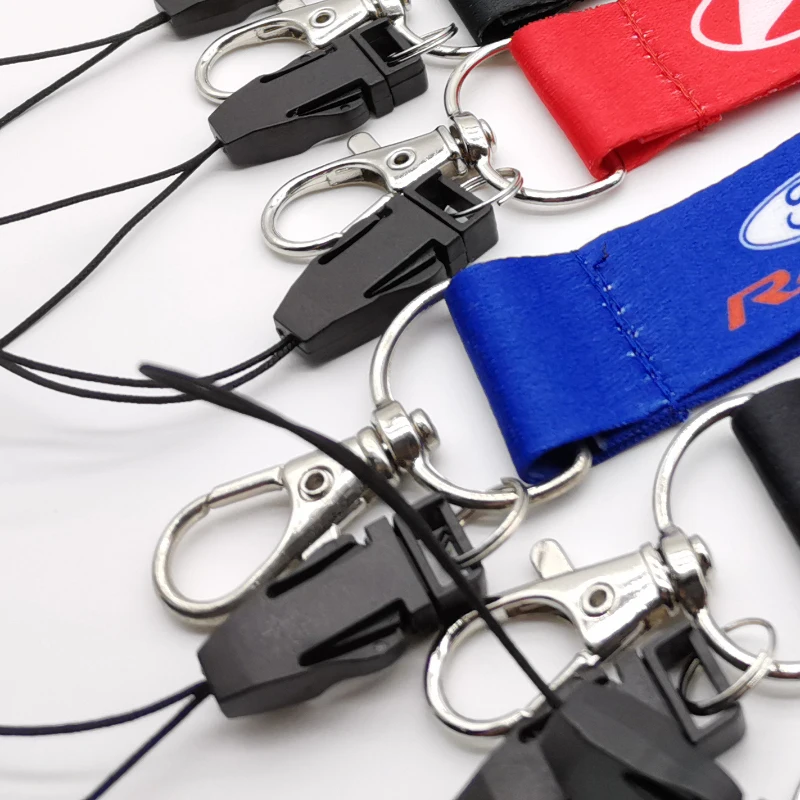 Lanyard Car culture modification logo wholesale Tag Phone Strap Charm Chain Card ID Case Keychain Auto Motorcycle accessories