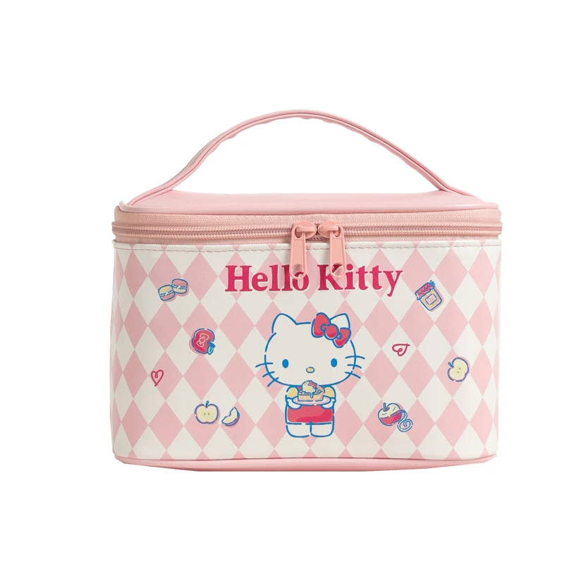 new cartoon sanrio  kitty Large Capacity Cosmetic Bag Girls Sundries Storage Girls gifts Waterproof Travel Cosmetic Bag