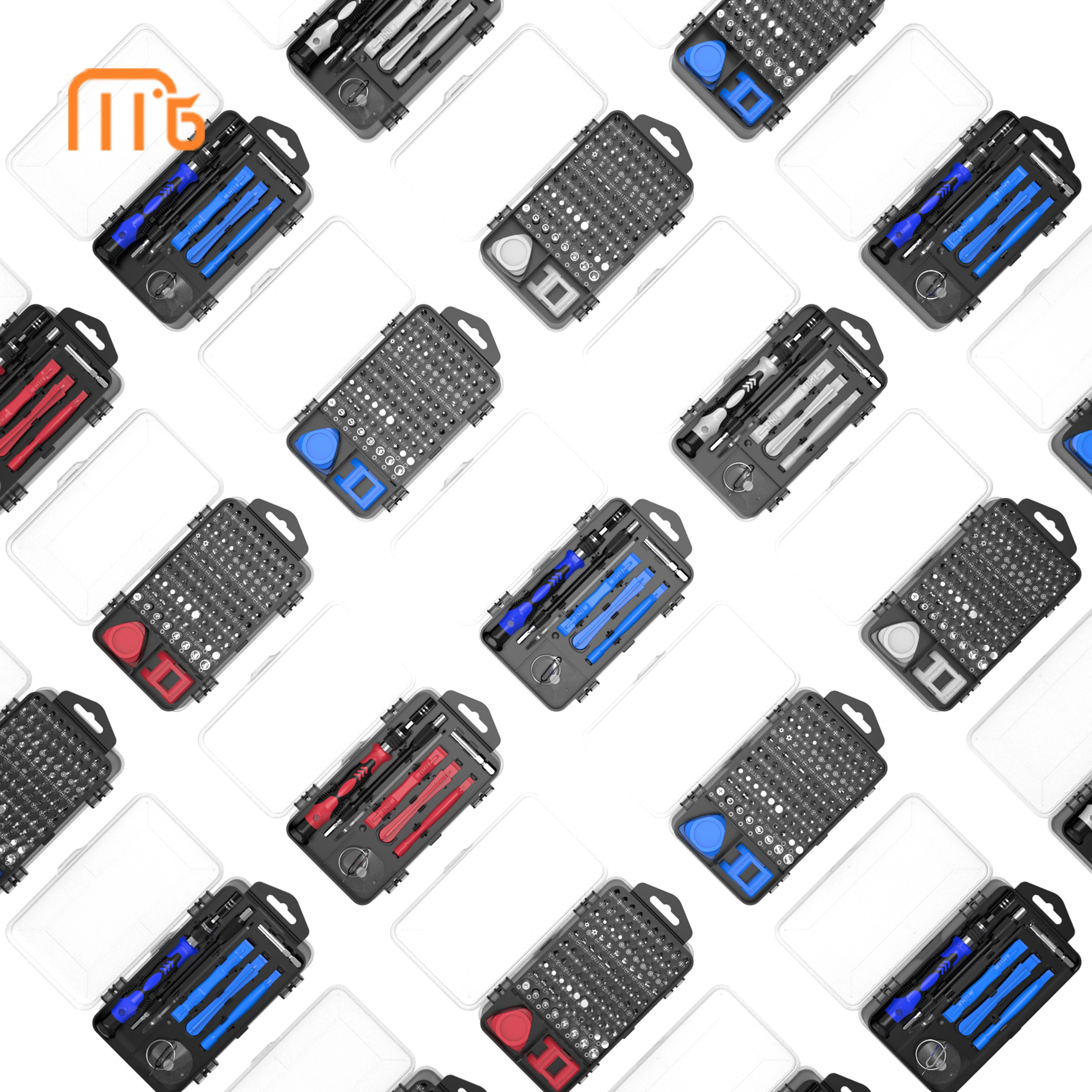 Precision Screwdriver Set Magnetic Driver Kit Chrome Vanadium Steel 117 in 1 Repair tool kit with 98 Bits