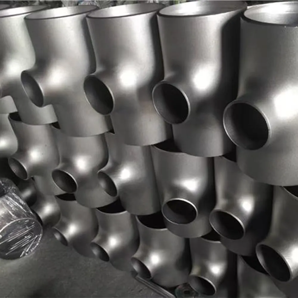 ASME B16.9 Steel Pipe Fittings Tee Carbon Steel Butt Weld Tee
